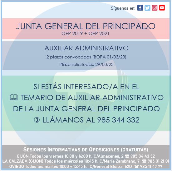 JUNTA GENERAL PRINCIPADO